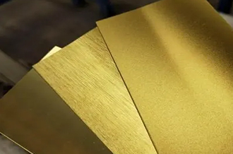 Золотая анодированная алюминиевая пластина