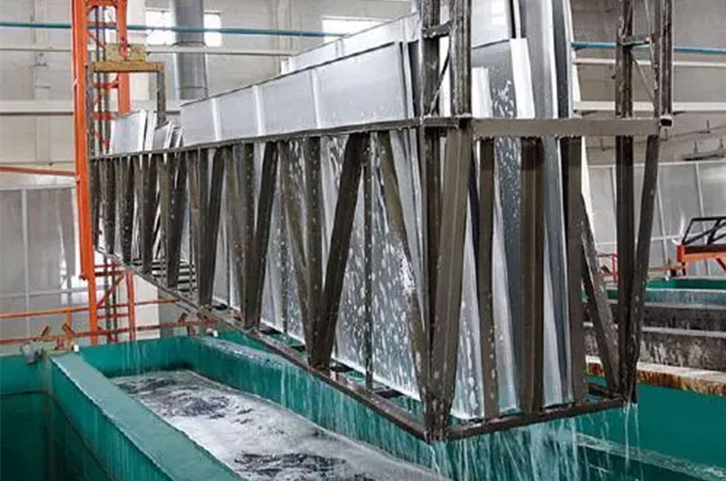 Химическая конверсионная обработка алюминиевой ленты перед нанесением покрытия
